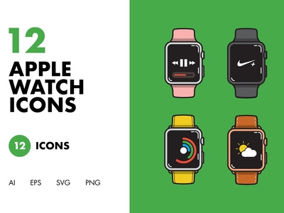 400x300 Smartwatch Icon Designs, Themes, Templates And Downloadable