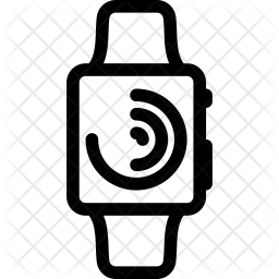 256x256 Smartwatch Icon Of Line Style