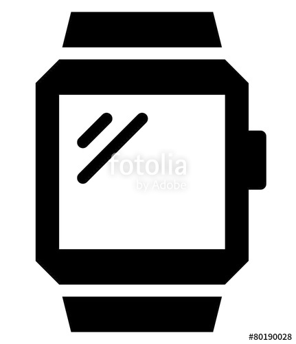 431x500 Smartwatch Icon Stock Image And Royalty Free Vector