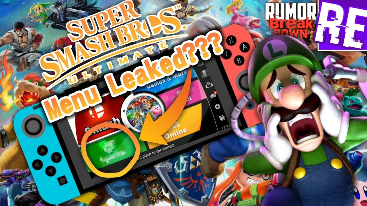 1280x720 Smash Bros Menu Icon Leaked!! + My Reaction To The Smash Direct