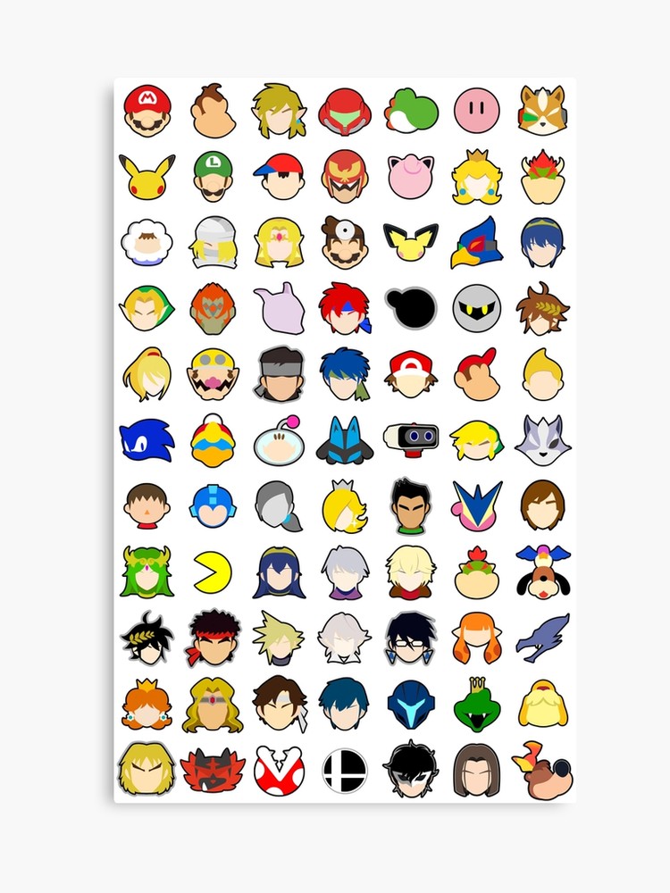750x1000 Super Smash Bros Ultimate Stock Icons