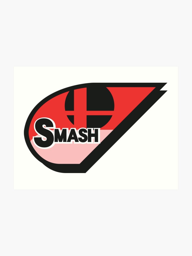 750x1000 Super Smash Bros Icon Select Art Print