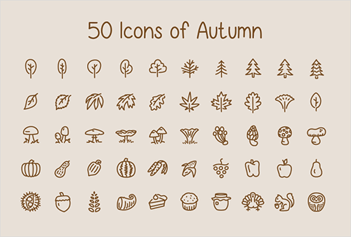 500x338 Freebie Icons Of Autumn