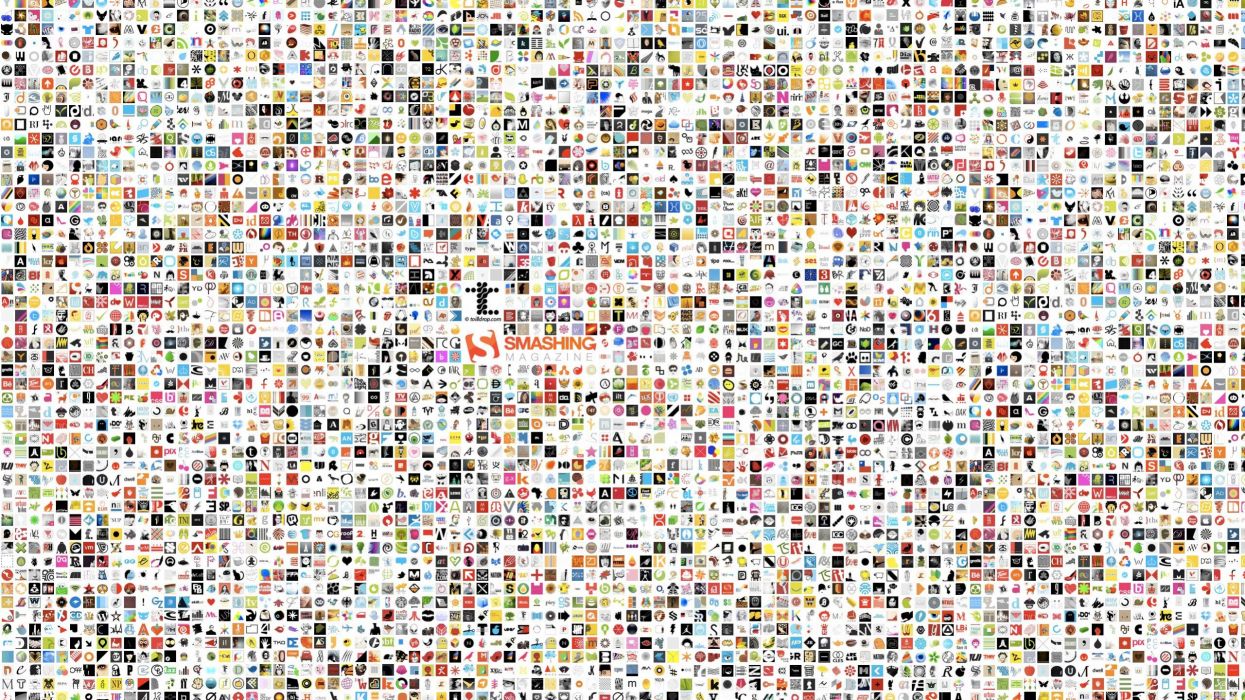 1245x700 Twitter Mosaic Collage Icons Smash Smashing Magazine Wallpaper