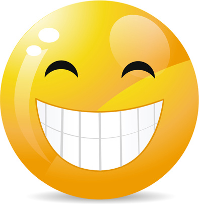 395x404 Funny Smile Emoticons Vector Icon Free Vector In Encapsulated