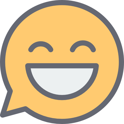 512x512 Bubble, Smiley Icon Free Of Flat Line User Experience Icon Set