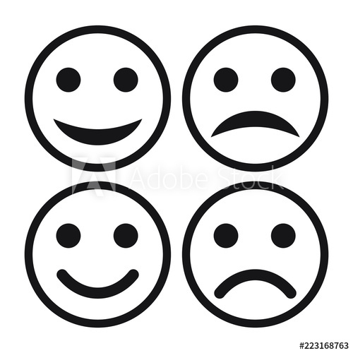 500x500 Smile Icon Set Vector