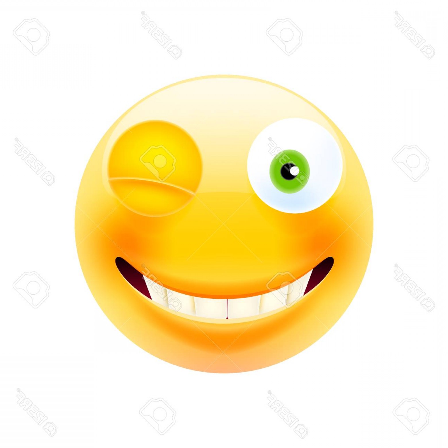 1560x1560 Winky Face Emoji Vector Soidergi