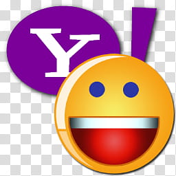 256x256 Yahoo Messenger Icon Yahoo Smiley With Y! Transparent Background