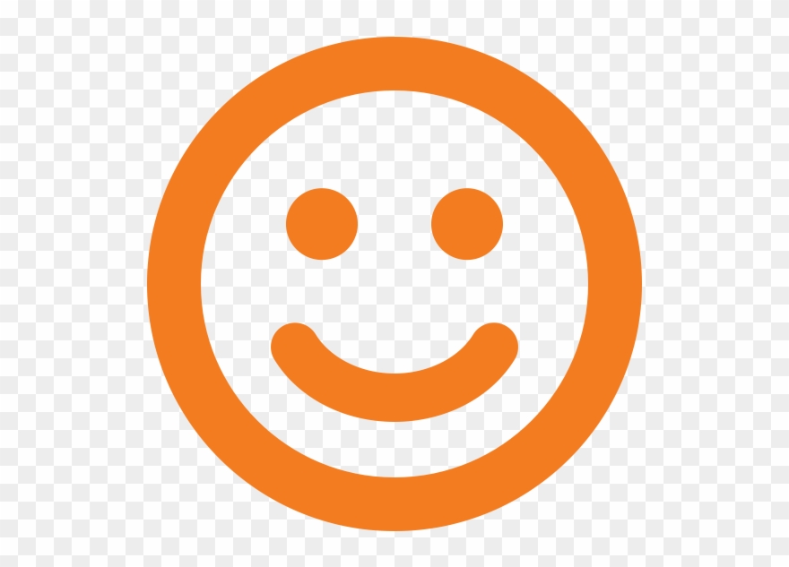 880x633 Orange Smiley Face Png