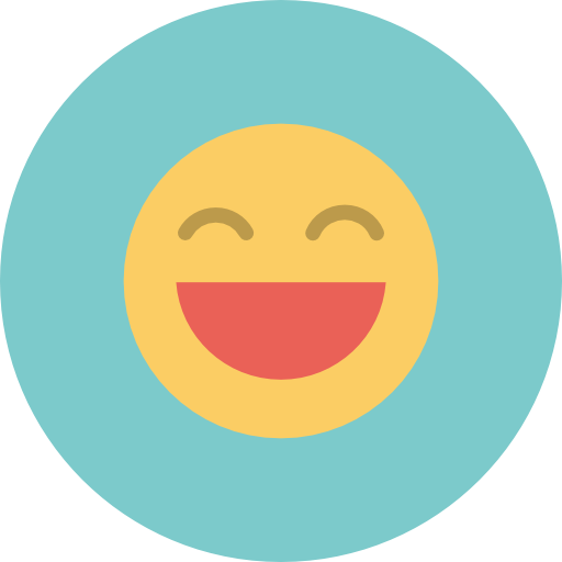 512x512 Big, Smile, Smiley, Face, Emoticon Icon Free Of Flat Retro