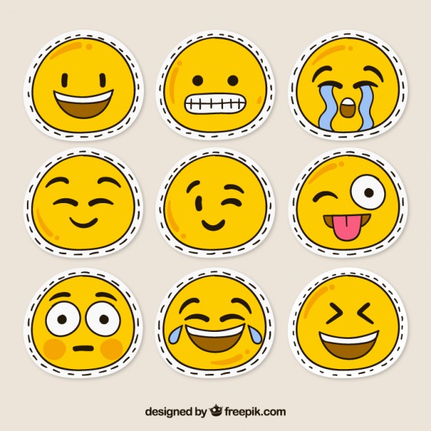 626x626 Smiley Patches Vector Free Download
