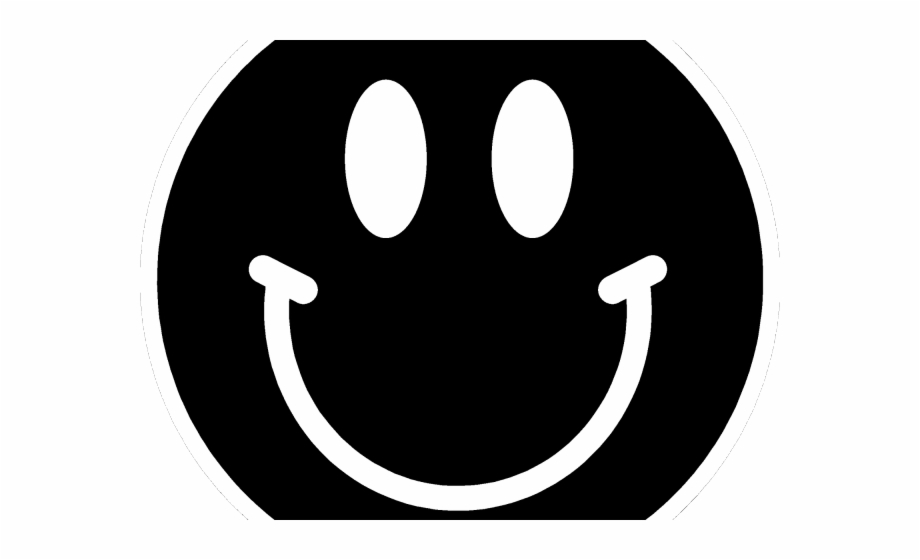 920x560 Black Smiley Face Emoticon