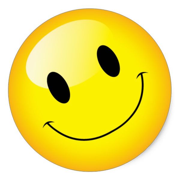 600x600 Cheer Up Yellow Emoji Party Happy Face Symbol Classic Round
