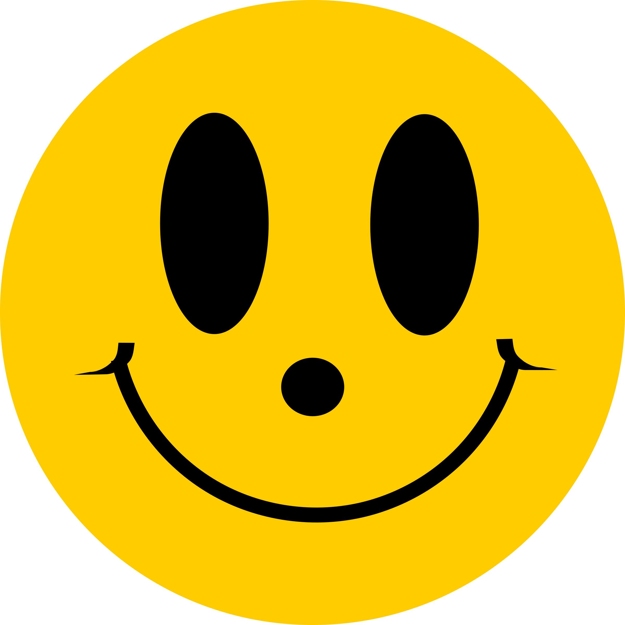 2400x2400 Simple Flat Smiley Face Smile Icons Png
