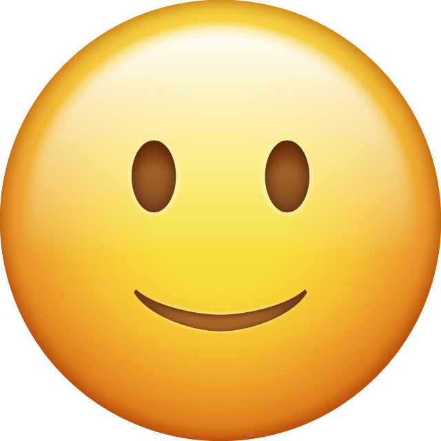 640x640 Download Slightly Smiling Emoji Icon Promotion Ios Emoji