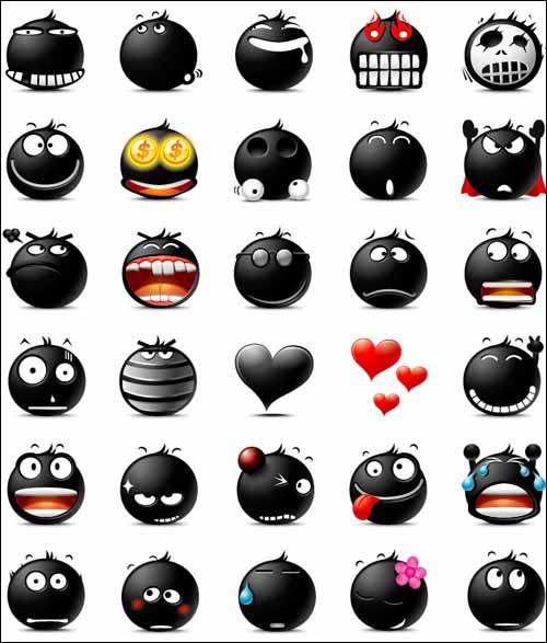 500x587 Beautiful Smiley And Emoticons Icon Packs