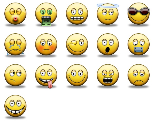 600x499 Shiny Smiley Icons Free Icon Packs Ui Download