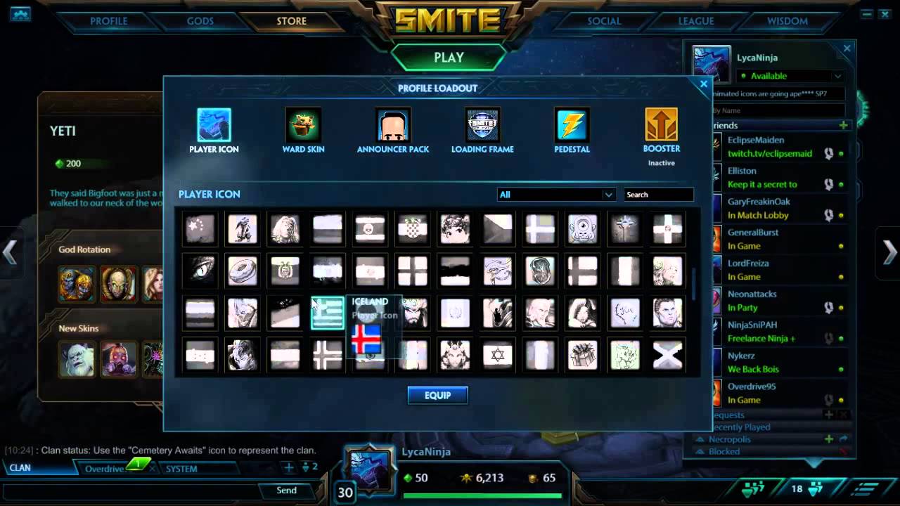 1280x720 Smite Icon Glitch