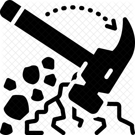 512x512 Smite Icon Of Glyph Style