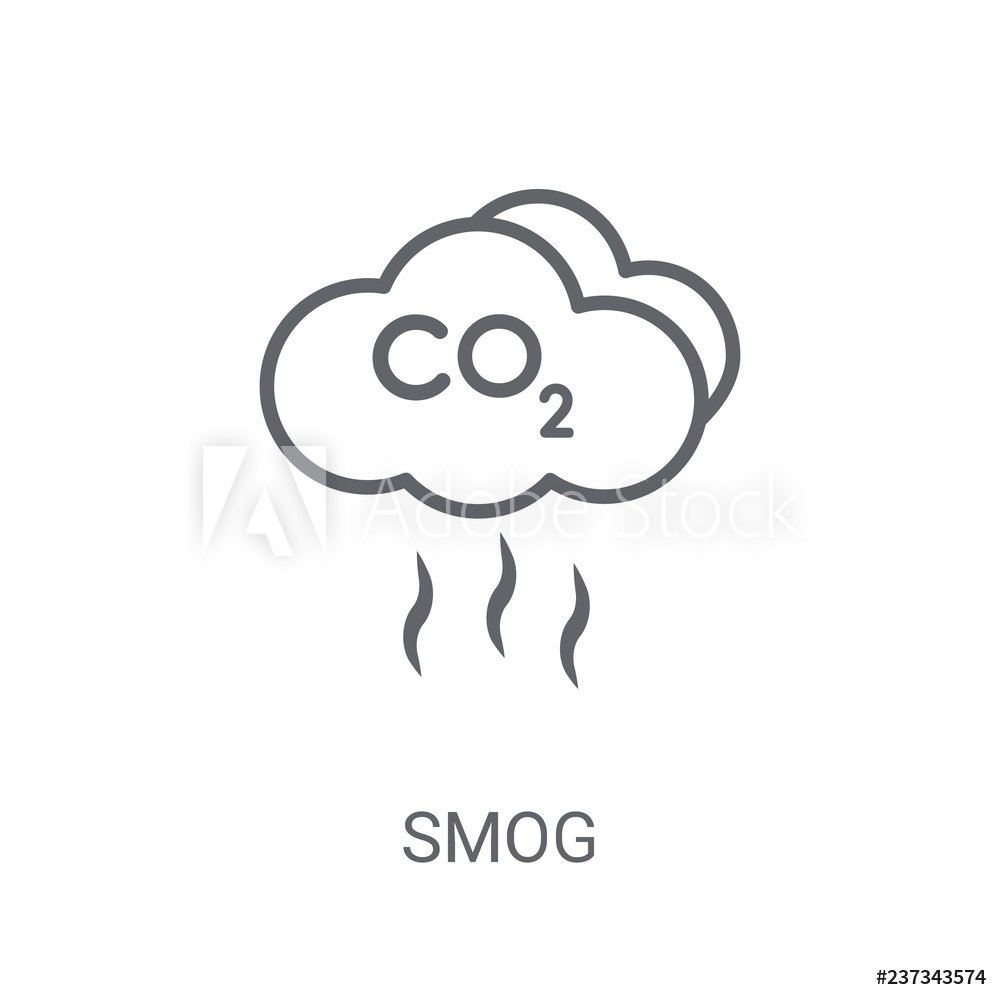 1000x1000 Fotografie, Obraz Smog Icon Posters Cz