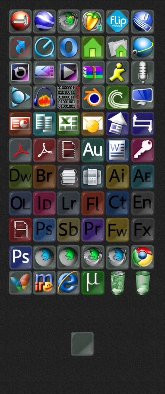 579x1380 Glass Icon Pack