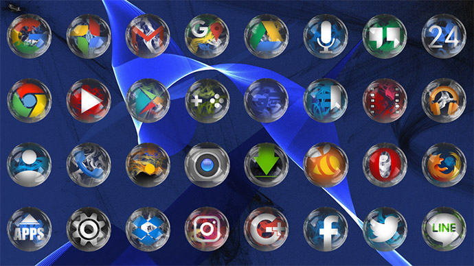 690x388 Smoke Glass Icon Pack Android Icon