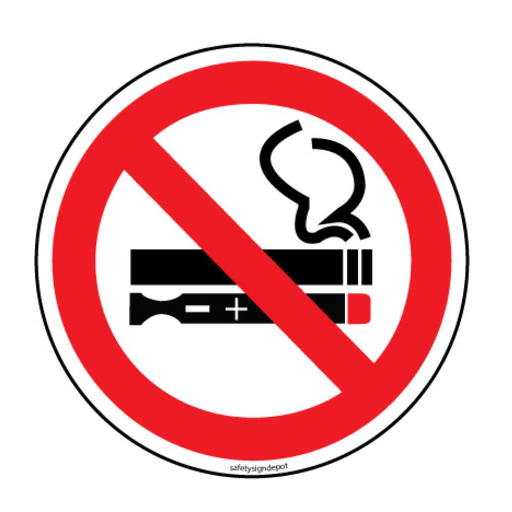 1000x1000 Promodor No Smoking No Vaping Electric Cigarettes Stickers