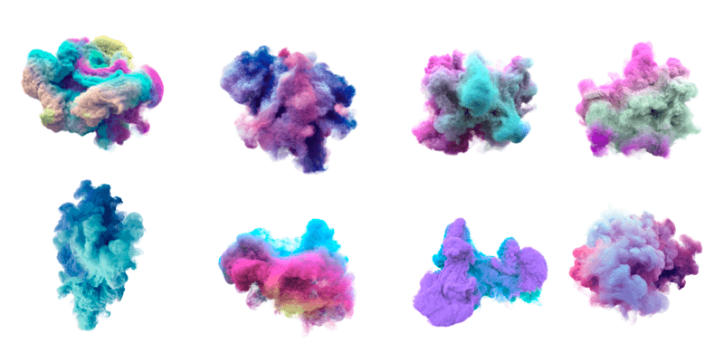 800x400 Transparent Smoke Shapes, Brushes, Patterns Backgrounds