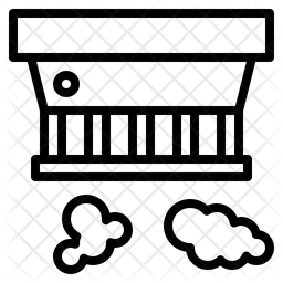 256x256 Smoke Detector Icon Of Line Style