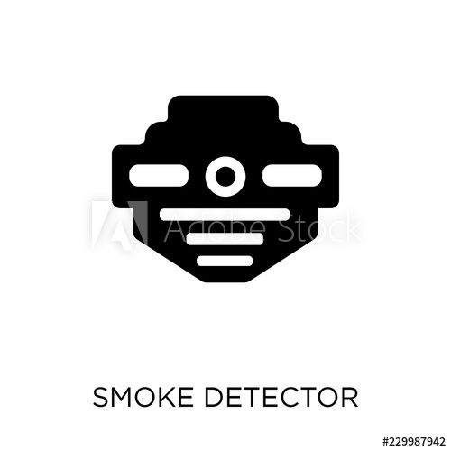 500x500 Smoke Detector Icon Smoke Detector Symbol Design From Electronic