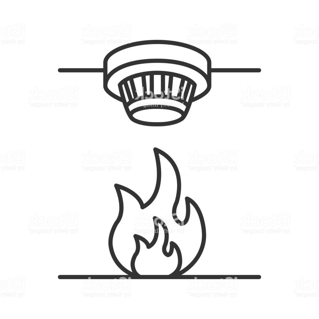 1024x1024 Hd Smoke Detector Icon Vector Image