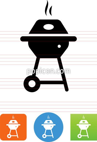 400x583 Grill With Smoke Icon