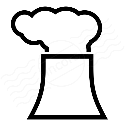 512x512 Iconexperience I Collection Cooling Tower Smoke Icon