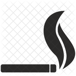 256x256 Smoke Icon Of Glyph Style