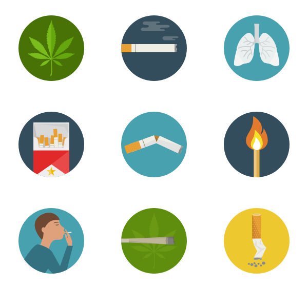 600x564 Smoke Icons