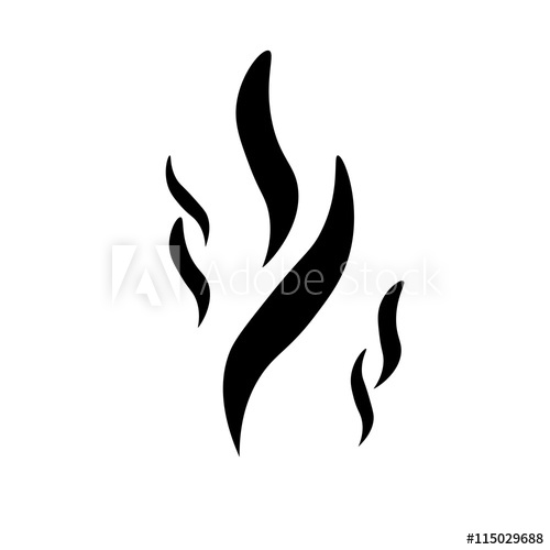 500x500 Smoke Icon Black Icon On White Background