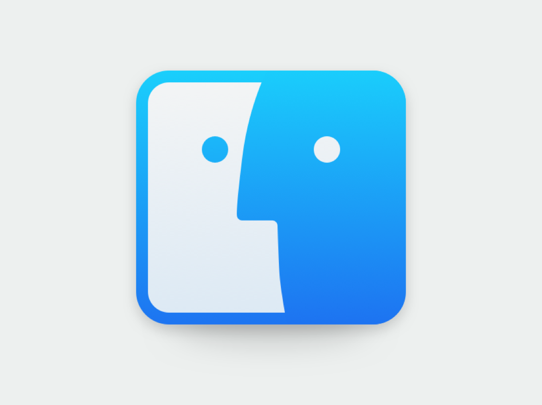 1098x821 Smooth Finder Icon On Behance