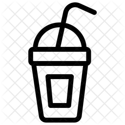 256x256 Smoothie Icon Of Line Style