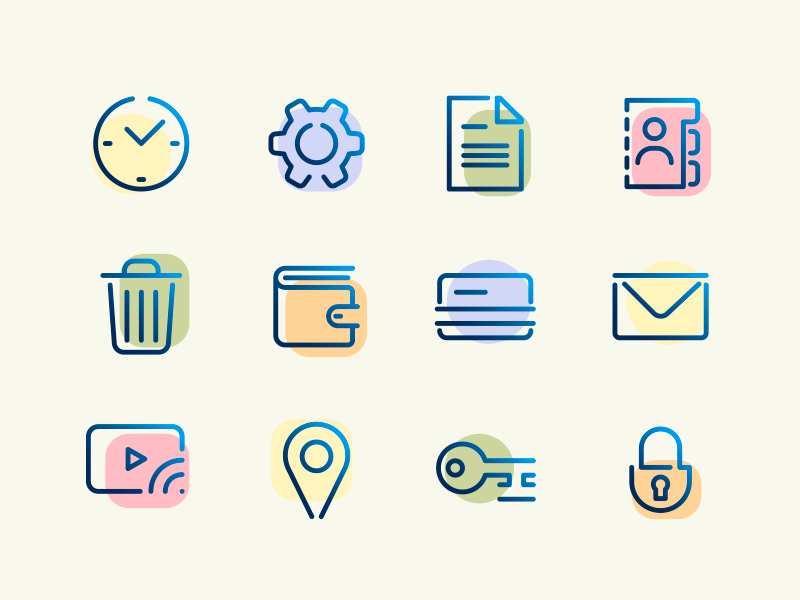 800x600 Smoothie Icon Set