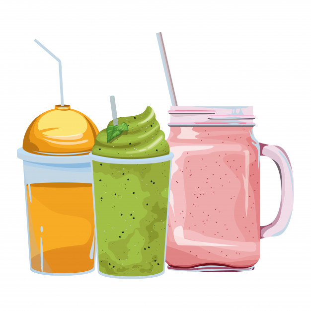 626x626 Tropical Smoothie Drink Icon Cartoon Vector Premium Download