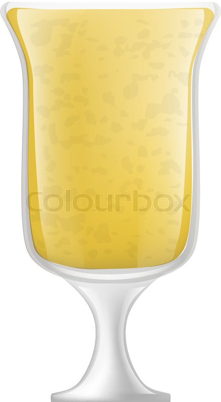 440x800 Mango Smoothie Icon Realistic Stock Vector Colourbox