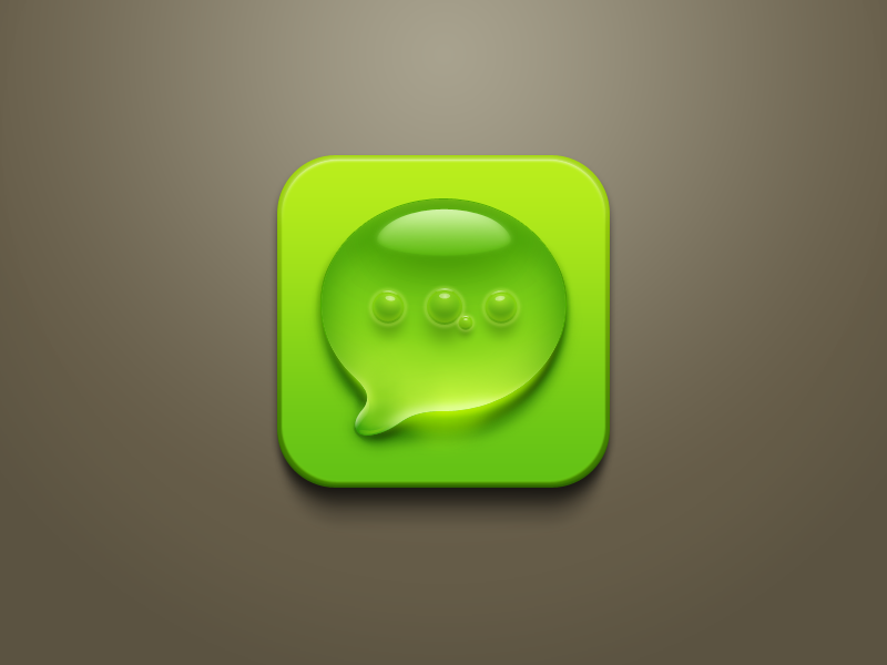 800x600 Droplet + Air Bubbles Sms Icon
