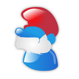256x256 Papa Smurf Icon Smurf Iconset Iconshock
