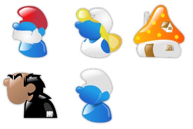 390x260 Smurf Iconset