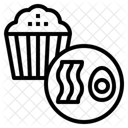 256x256 Ketogenic Snack Icon Of Line Style