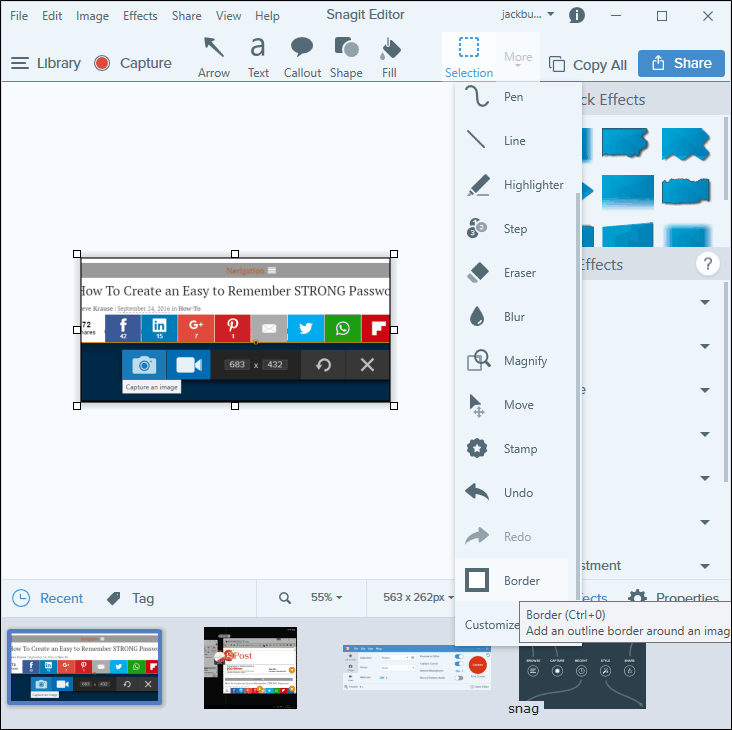 Techsmith Snagit Review Still The Best Screenshot Capture 732x730 Techsmith Snagit Review Still The Best Screenshot Capture