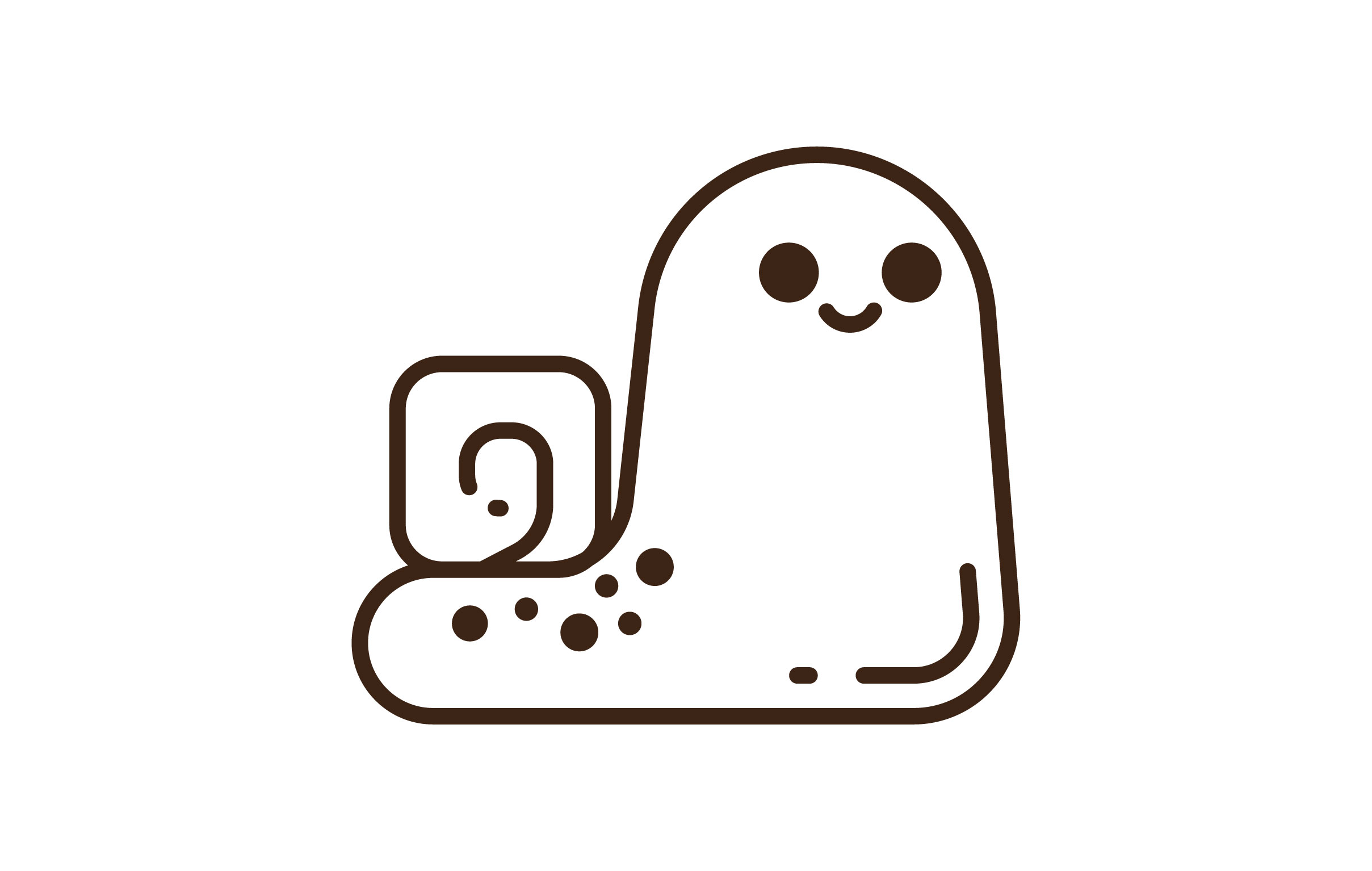 2417x1534 Snail Icon Graphic