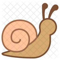 256x256 Snail Icon Of Colored Outline Style