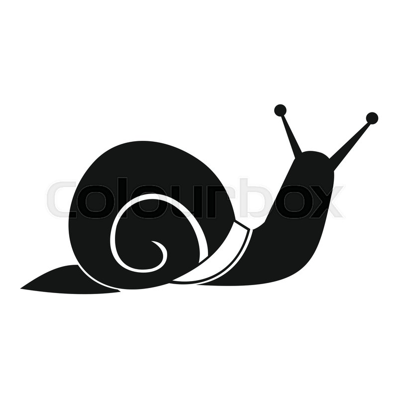 800x800 Snail Icon Simple Illustration Of Stock Vector Colourbox